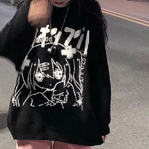 Sweater Women Oversize Tops Long Sleeve Jumper - ROUTINE FASHION